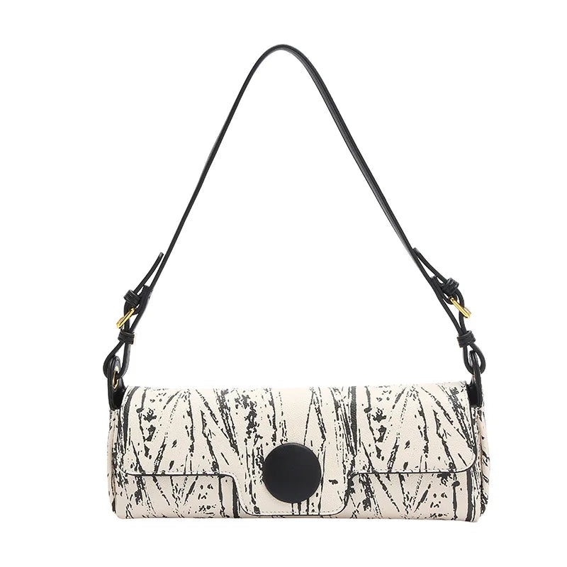 Mini Sac Femme Style Luxe — Microfibres, Blanc