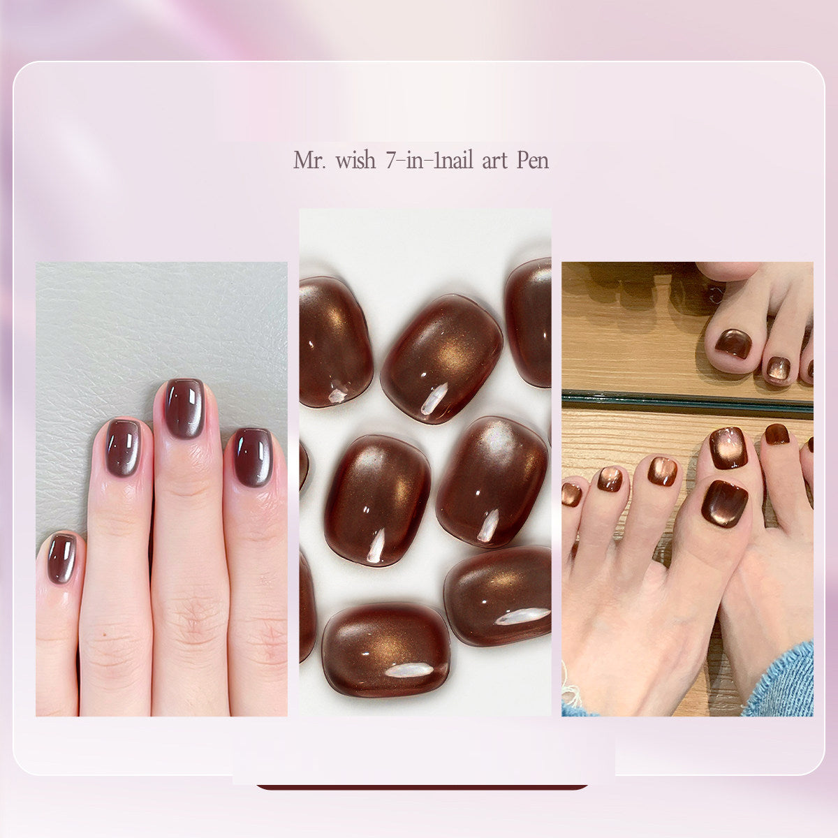 Vernis Semi-Permanent 7-en-1 — 22 Coloris, Séchage UV/LED, Scintillant