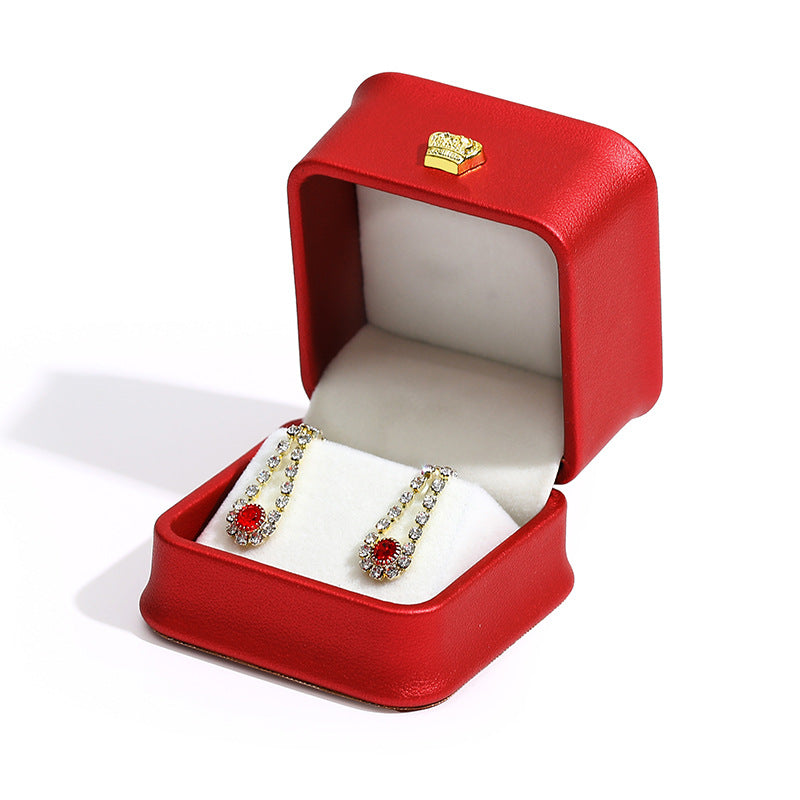 Écrin à Boucles d’Oreilles — Cuir PU Premium, Emballage Cadeau Élégant | 8 Coloris