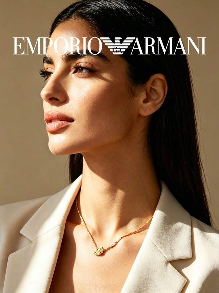 Collier Femme Emporio Armani EGS3262710 — Feuille de Ginkgo