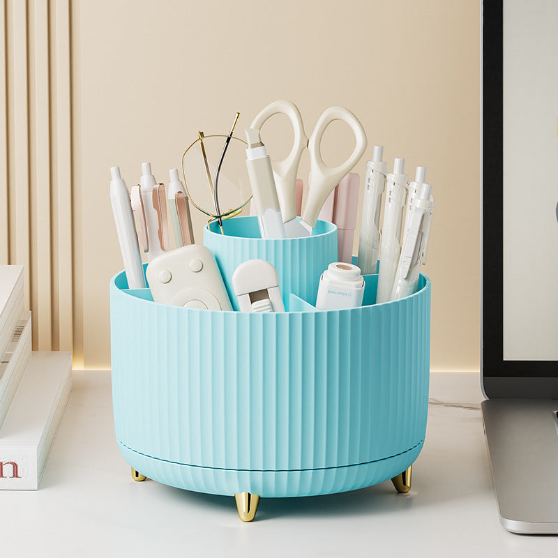 Organiseur Rotatif Bureau & Salle de Bain — Anti-Poussière Grande Capacité | 8 Coloris