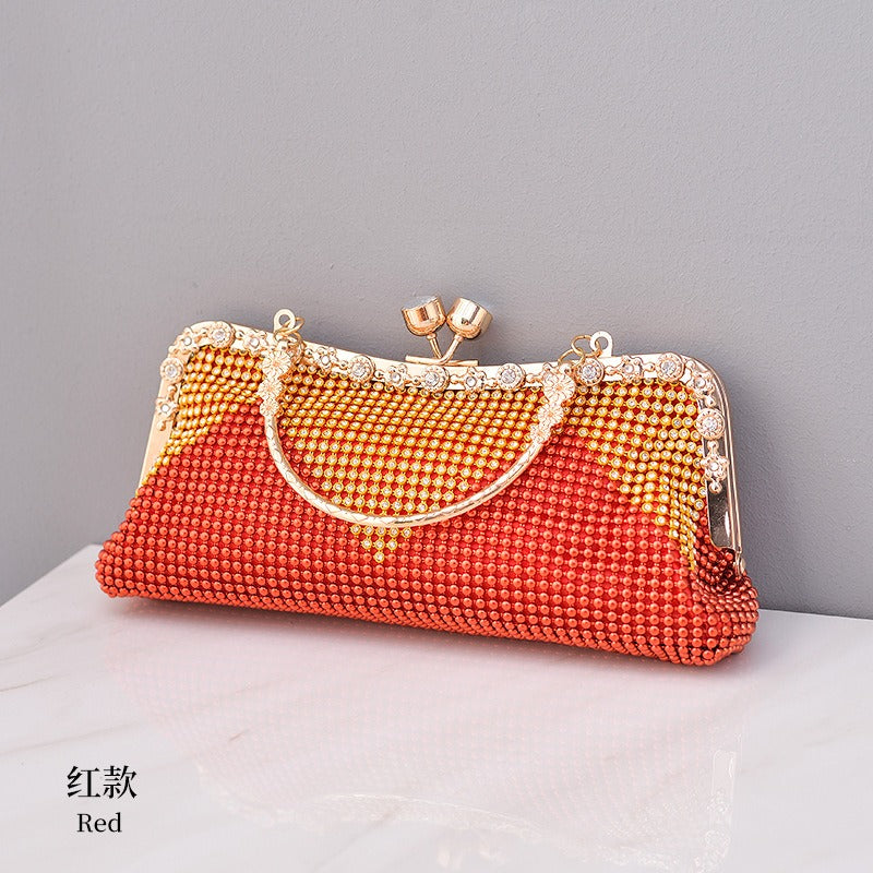 Sac de Soirée Femme à Détails Brillants — 6 Coloris