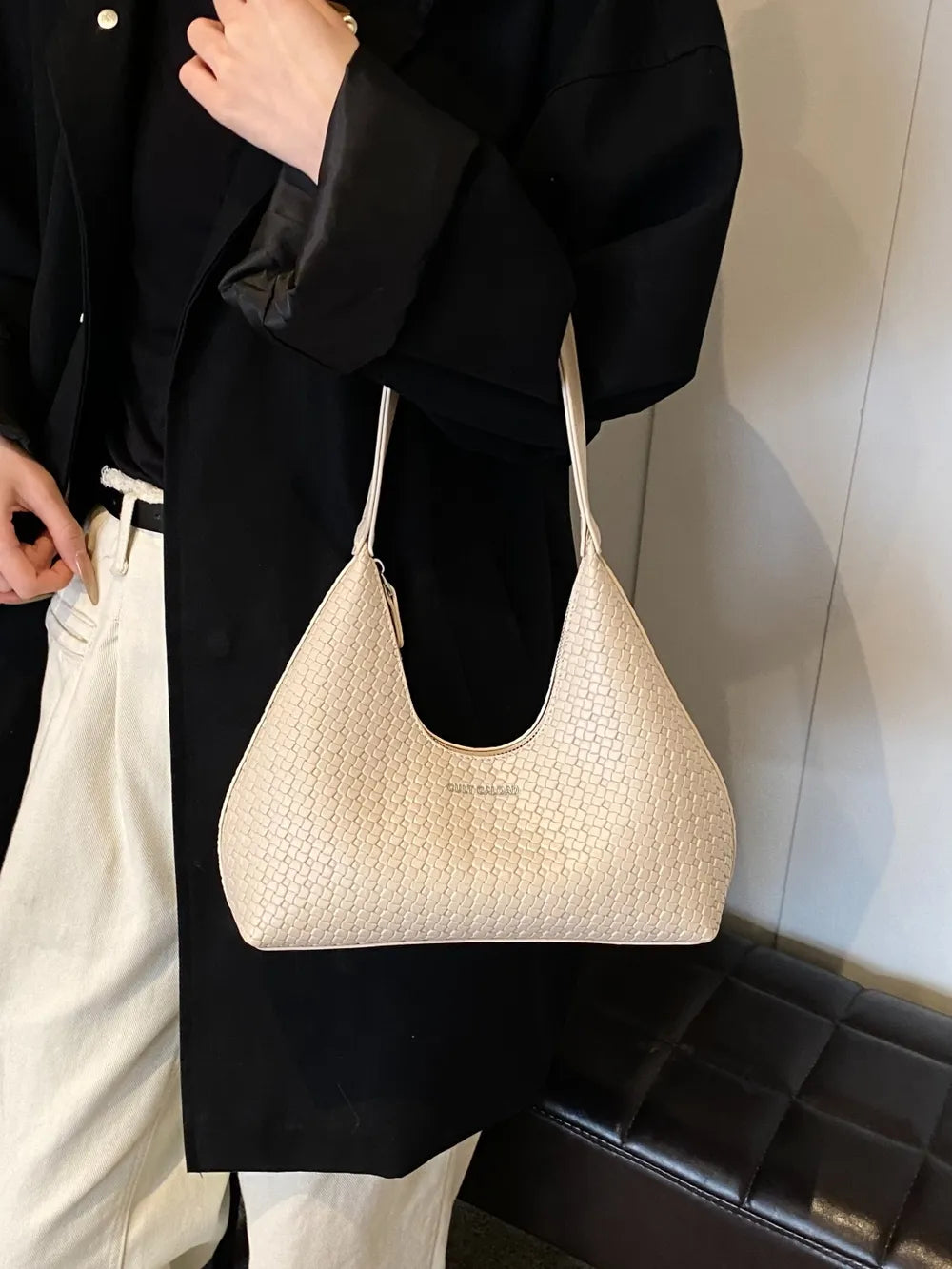 Petit Sac à Épaule Texturé en Similicuir — 5 Coloris