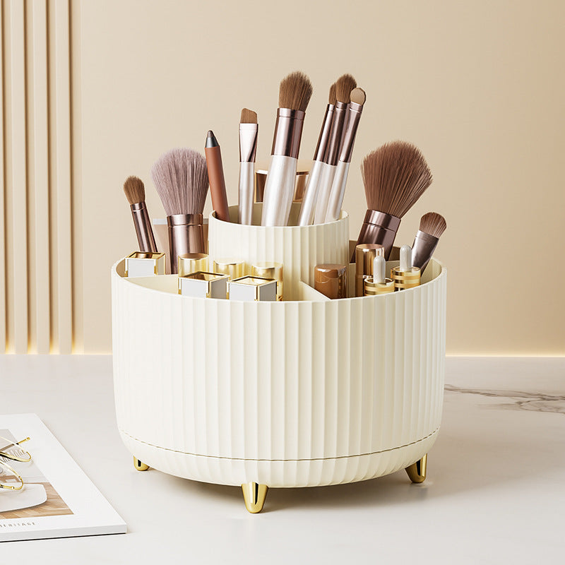 Organiseur Rotatif Bureau & Salle de Bain — Anti-Poussière Grande Capacité | 8 Coloris