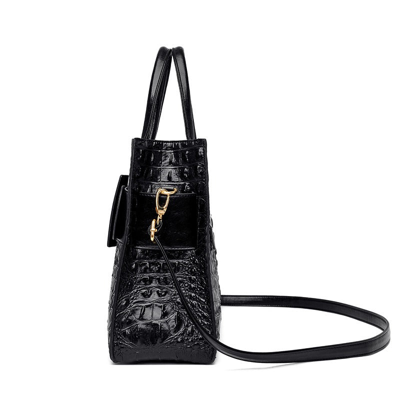 Sac Femme Motif Croco Cuir PU — Vintage, Épaule & Bandoulière | 6 Coloris