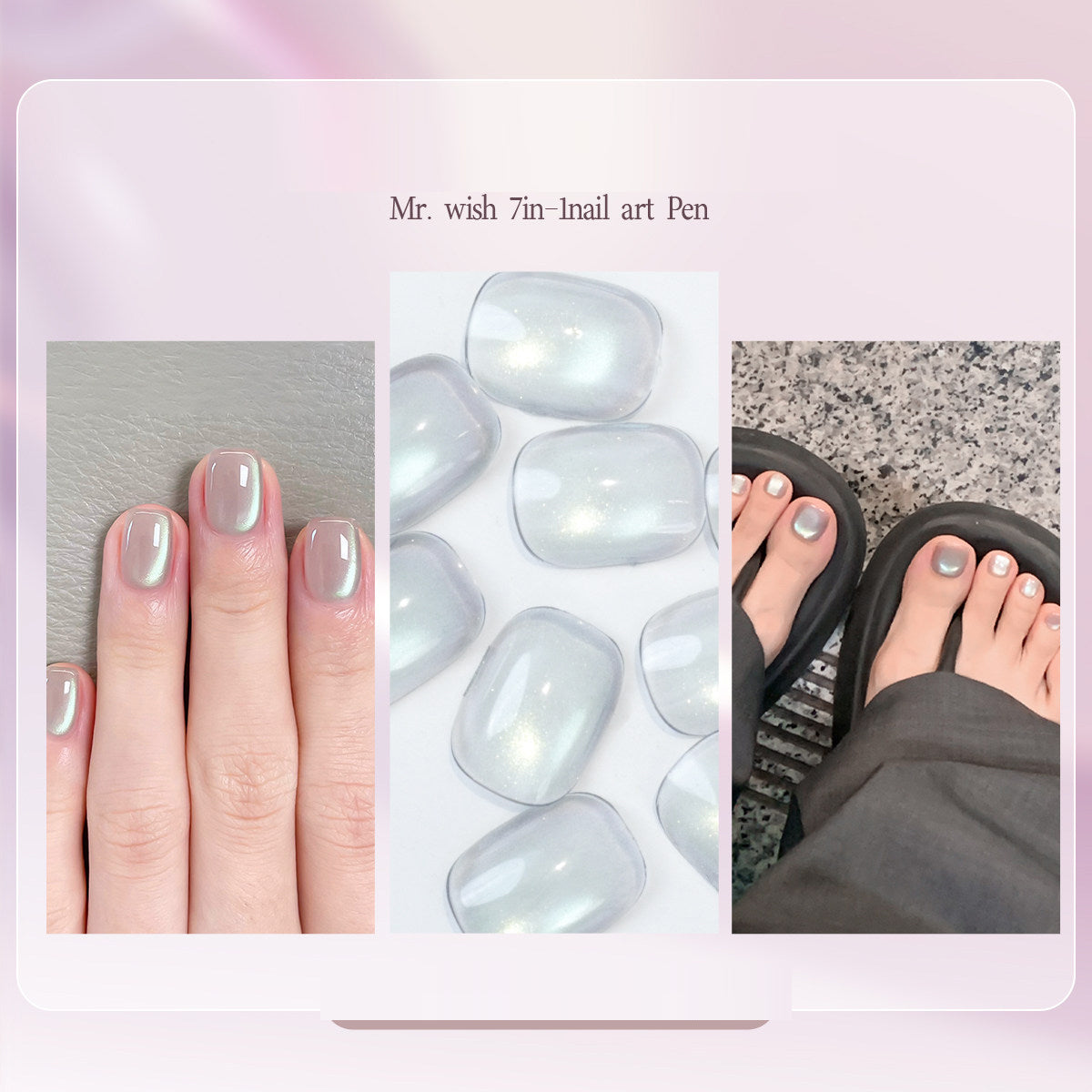 Vernis Semi-Permanent 7-en-1 — 22 Coloris, Séchage UV/LED, Scintillant
