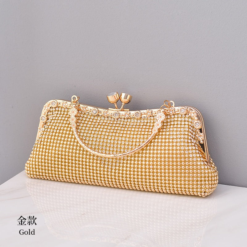 Sac de Soirée Femme à Détails Brillants — 6 Coloris