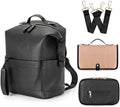 Sac Maman & Bébé Grande Capacité — Cuir PU, Sac à Dos | 4 Coloris