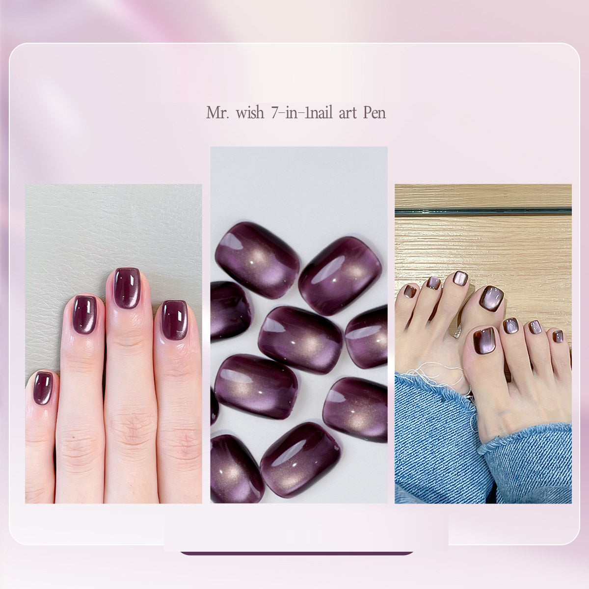 Vernis Semi-Permanent 7-en-1 — 22 Coloris, Séchage UV/LED, Scintillant