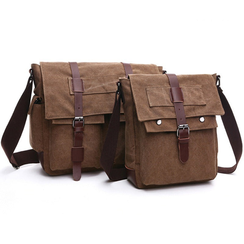 Sac Besace en Toile pour Homme — 2 Tailles, 5 Coloris
