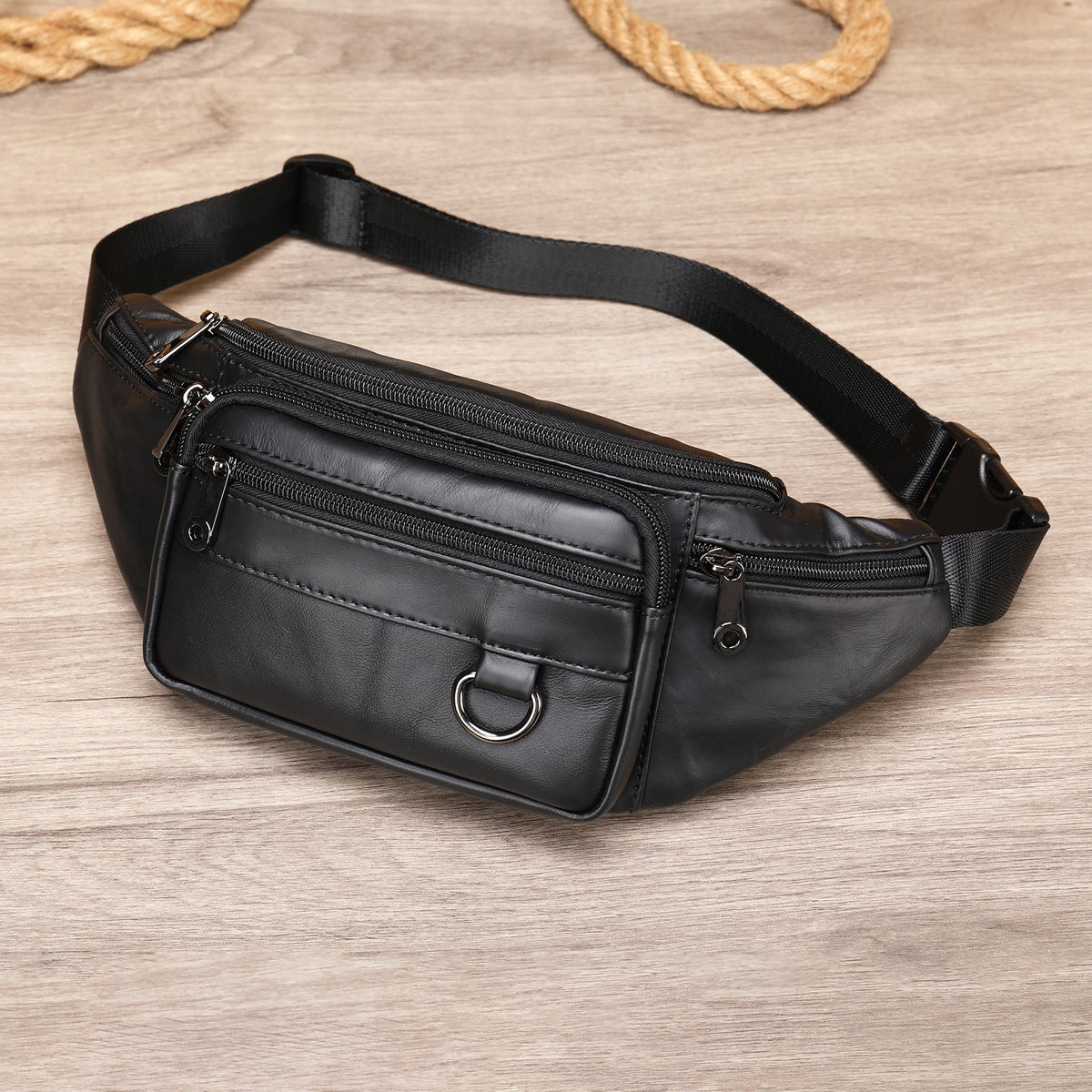 Sac Banane Homme en Cuir d’Agneau | 5 Coloris, 2 Modèles