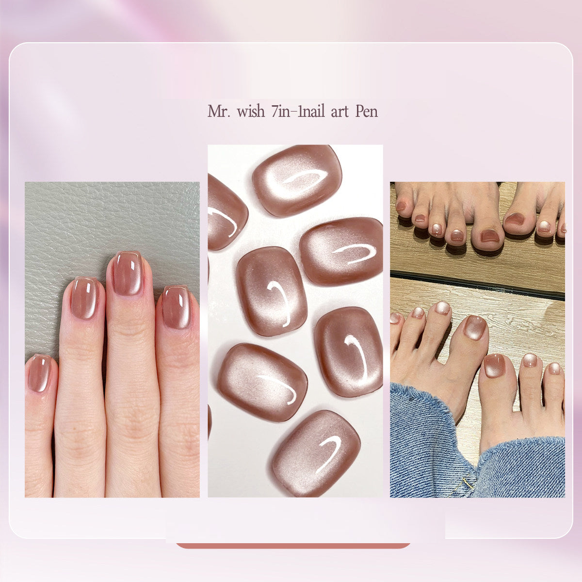 Vernis Semi-Permanent 7-en-1 — 22 Coloris, Séchage UV/LED, Scintillant