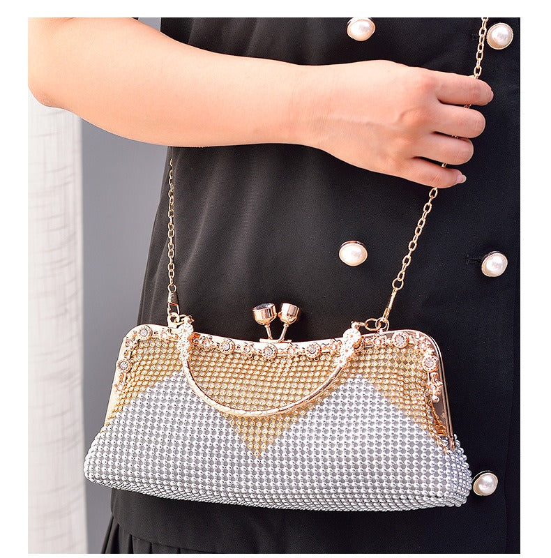 Sac de Soirée Femme à Détails Brillants — 6 Coloris