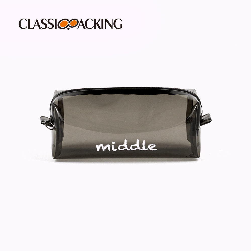 Trousse de Maquillage Transparente — Grande Capacité & Imperméable