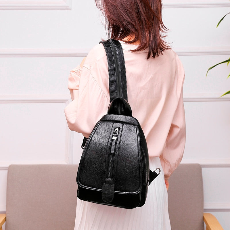 Sac à Dos Femme pour Voyage ou Études — 4 Coloris, 2 Versions