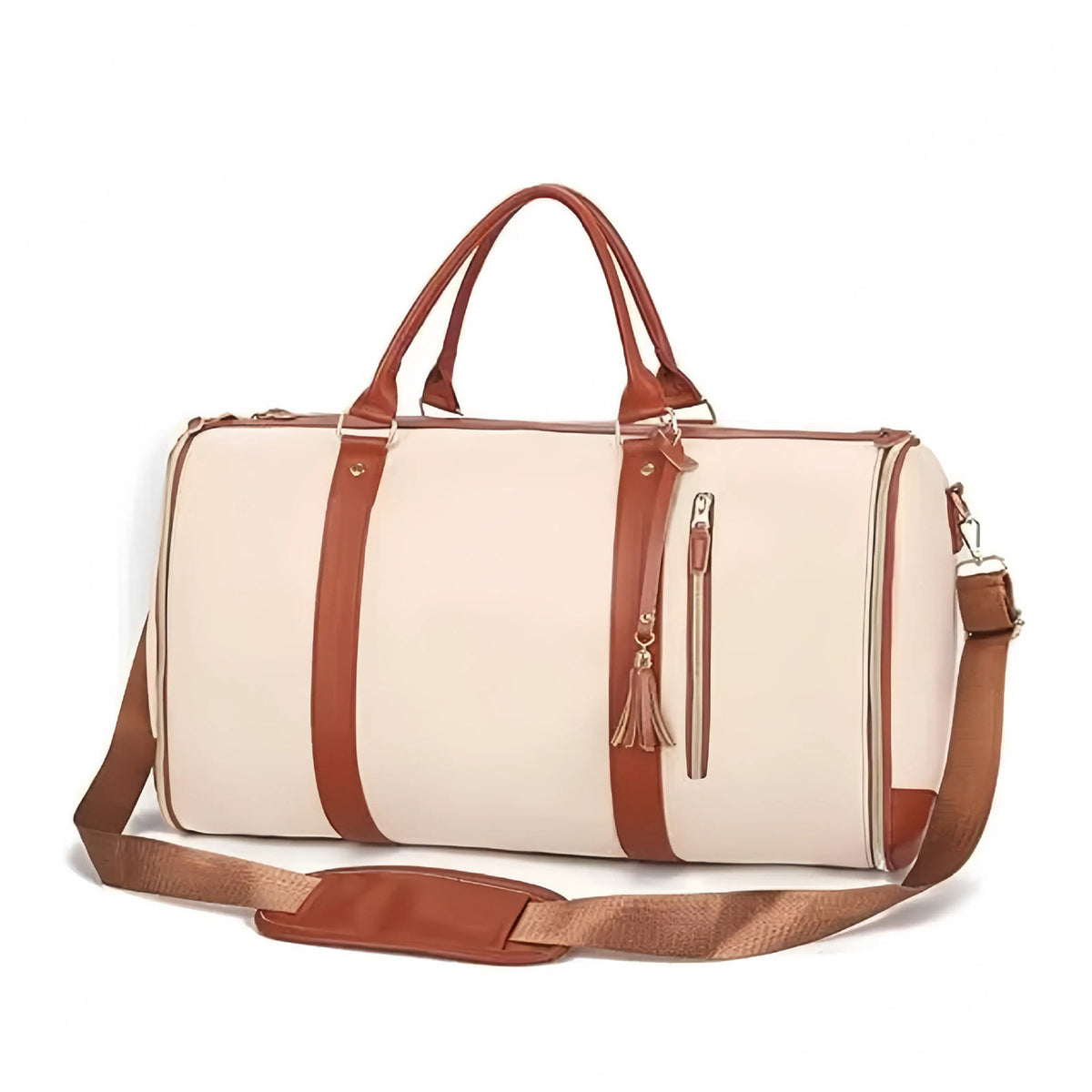 Grand Sac de Voyage Femme à Motif Tressé — 7 Coloris
