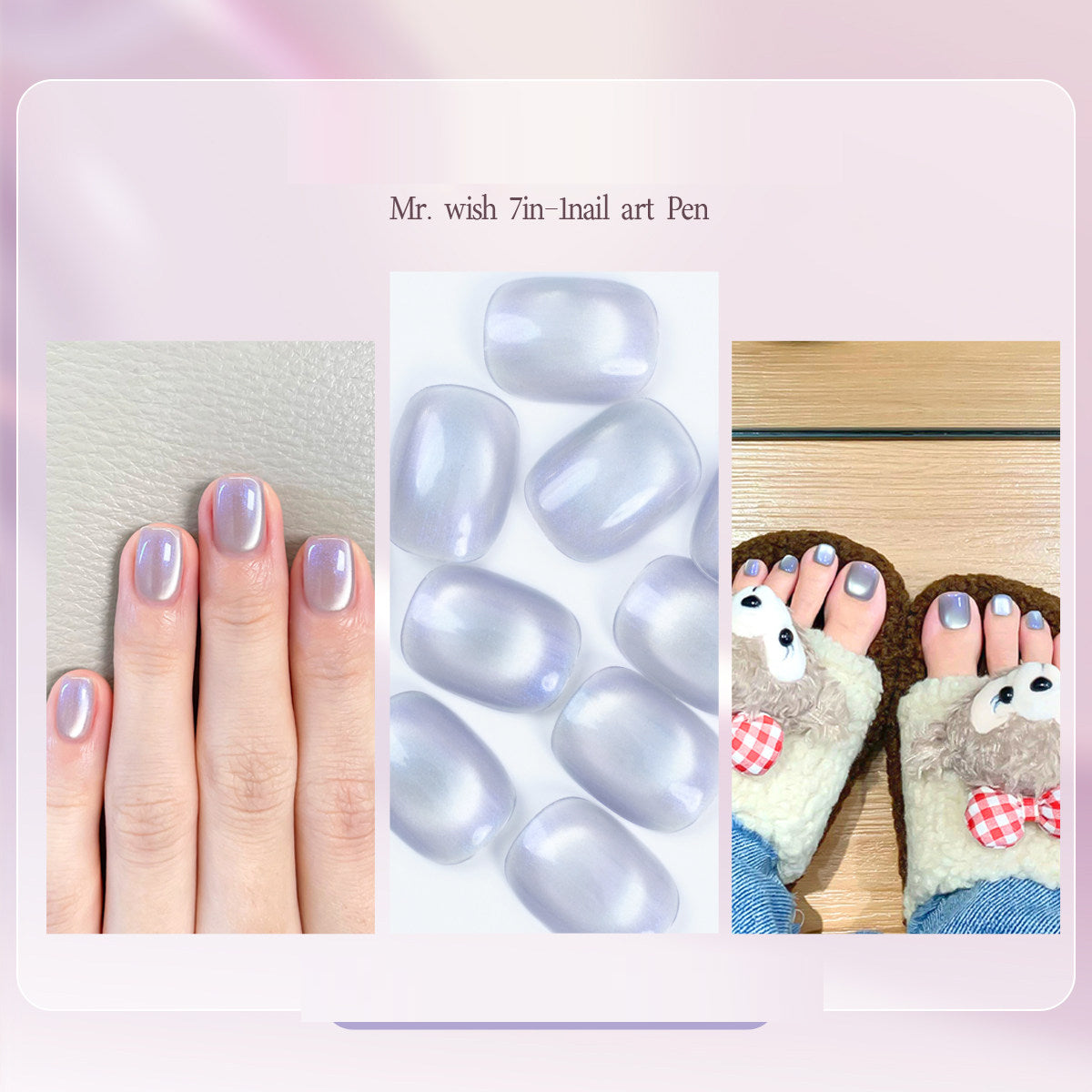 Vernis Semi-Permanent 7-en-1 — 22 Coloris, Séchage UV/LED, Scintillant
