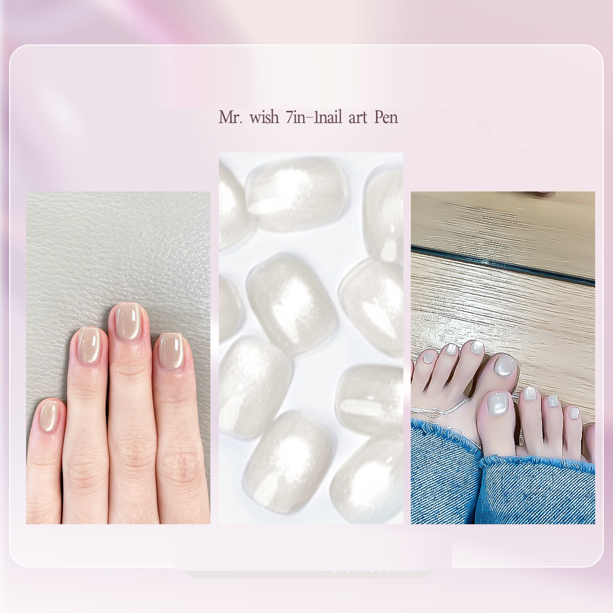 Vernis Semi-Permanent 7-en-1 — 22 Coloris, Séchage UV/LED, Scintillant