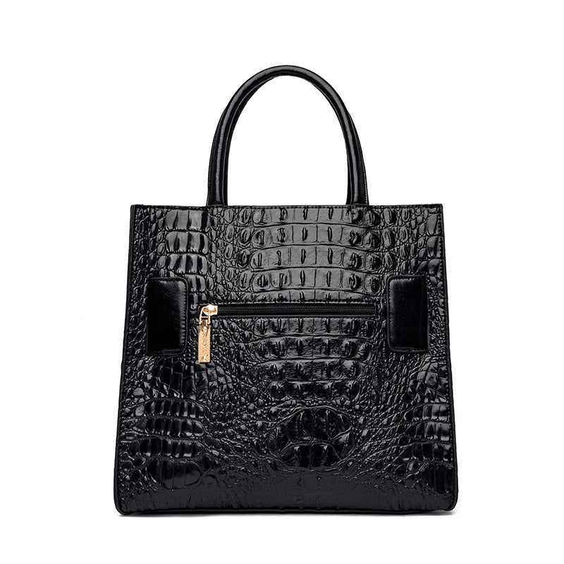 Sac Femme Motif Croco Cuir PU — Vintage, Épaule & Bandoulière | 6 Coloris