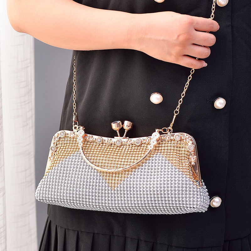 Sac de Soirée Femme à Détails Brillants — 6 Coloris