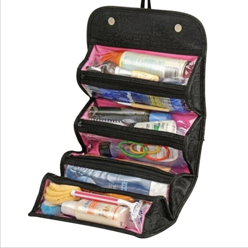 Trousse de voyage Roll-N-Go — Organisateur cosmétique grande capacité
