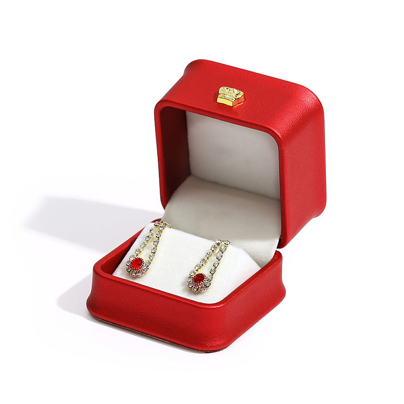 Écrin à Boucles d’Oreilles — Cuir PU Premium, Emballage Cadeau Élégant | 8 Coloris