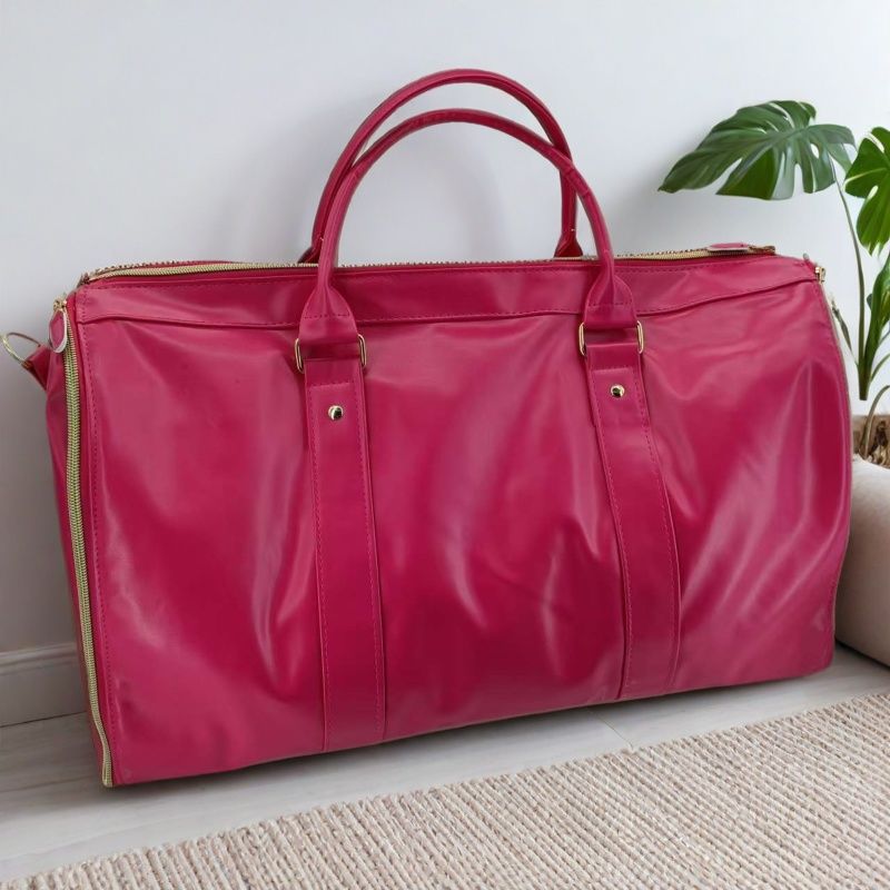 Grand Sac de Voyage Femme à Motif Tressé — 7 Coloris