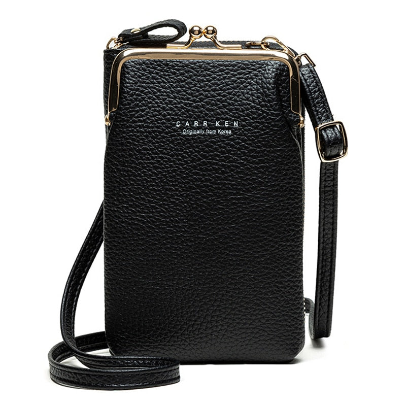 Women's PU Leather Crossbody Bag — Large Capacity Phone Pouch | 8 Colors