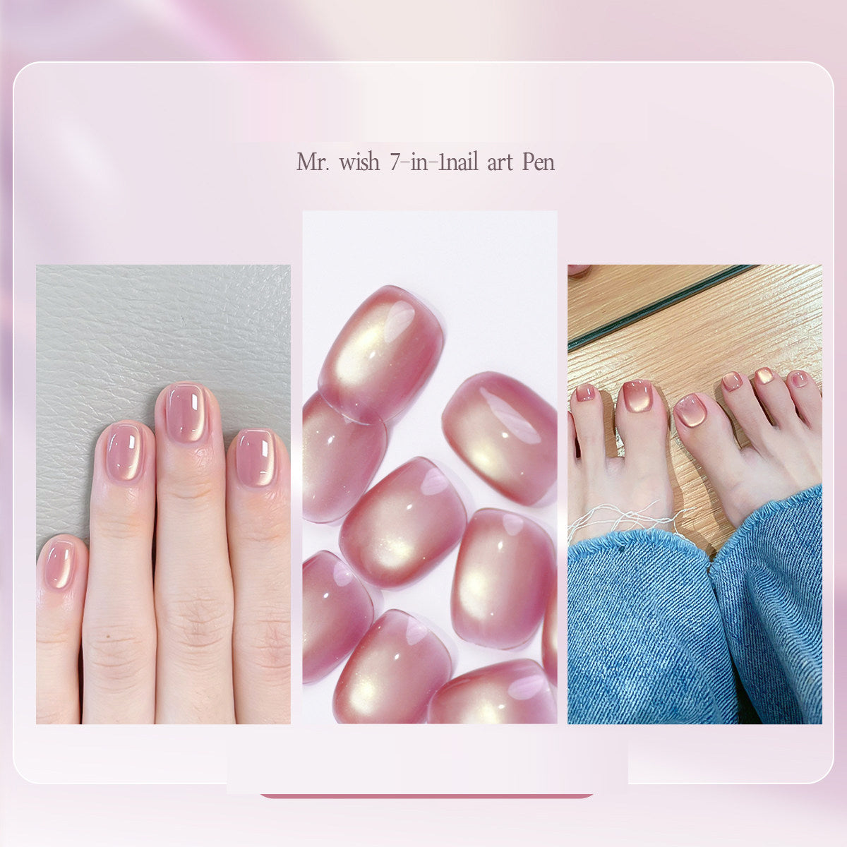 Vernis Semi-Permanent 7-en-1 — 22 Coloris, Séchage UV/LED, Scintillant