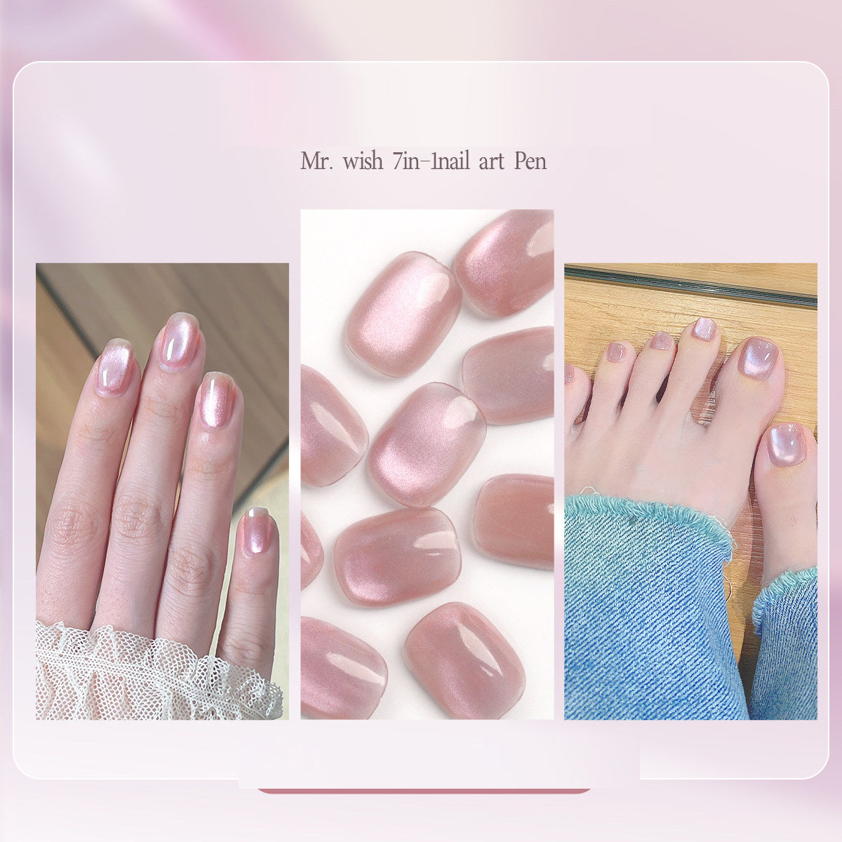 Vernis Semi-Permanent 7-en-1 — 22 Coloris, Séchage UV/LED, Scintillant