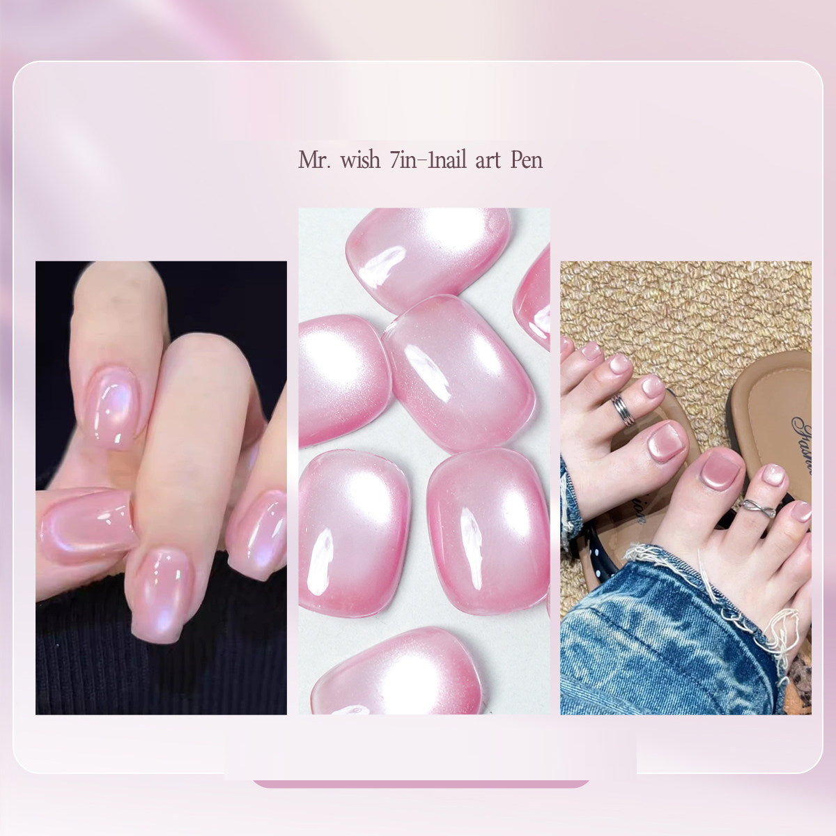 Vernis Semi-Permanent 7-en-1 — 22 Coloris, Séchage UV/LED, Scintillant
