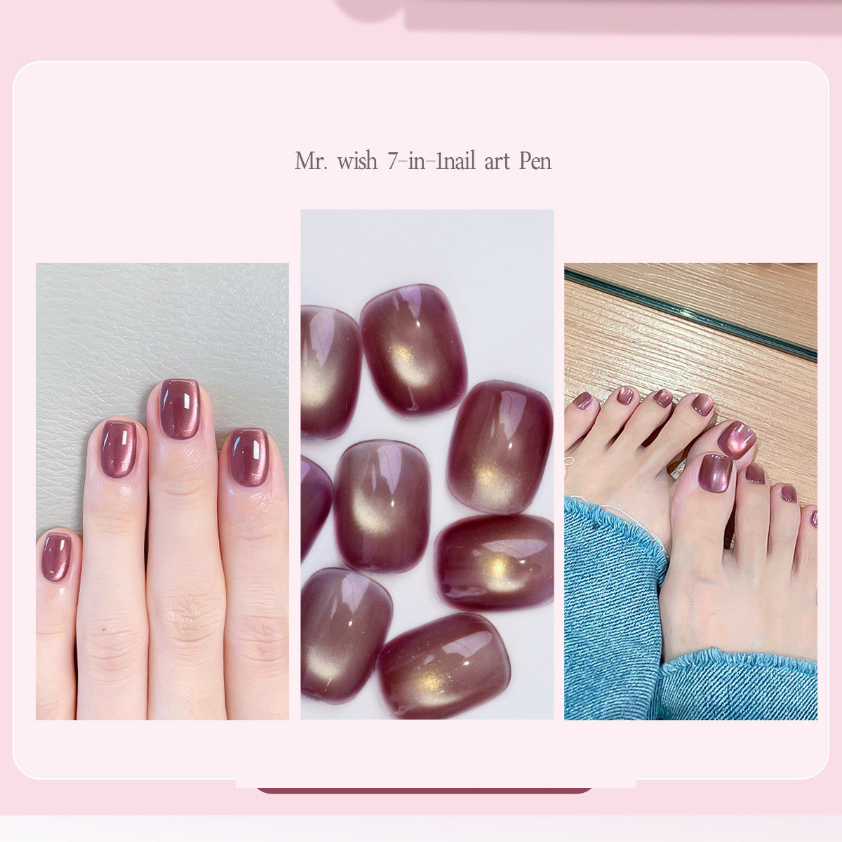 Vernis Semi-Permanent 7-en-1 — 22 Coloris, Séchage UV/LED, Scintillant