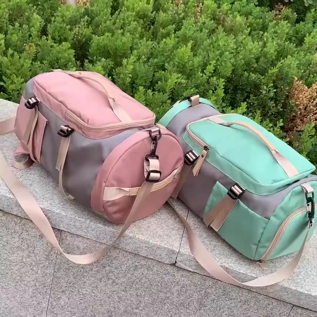 Women's Nylon Sports and Travel Bag — 12 Colors