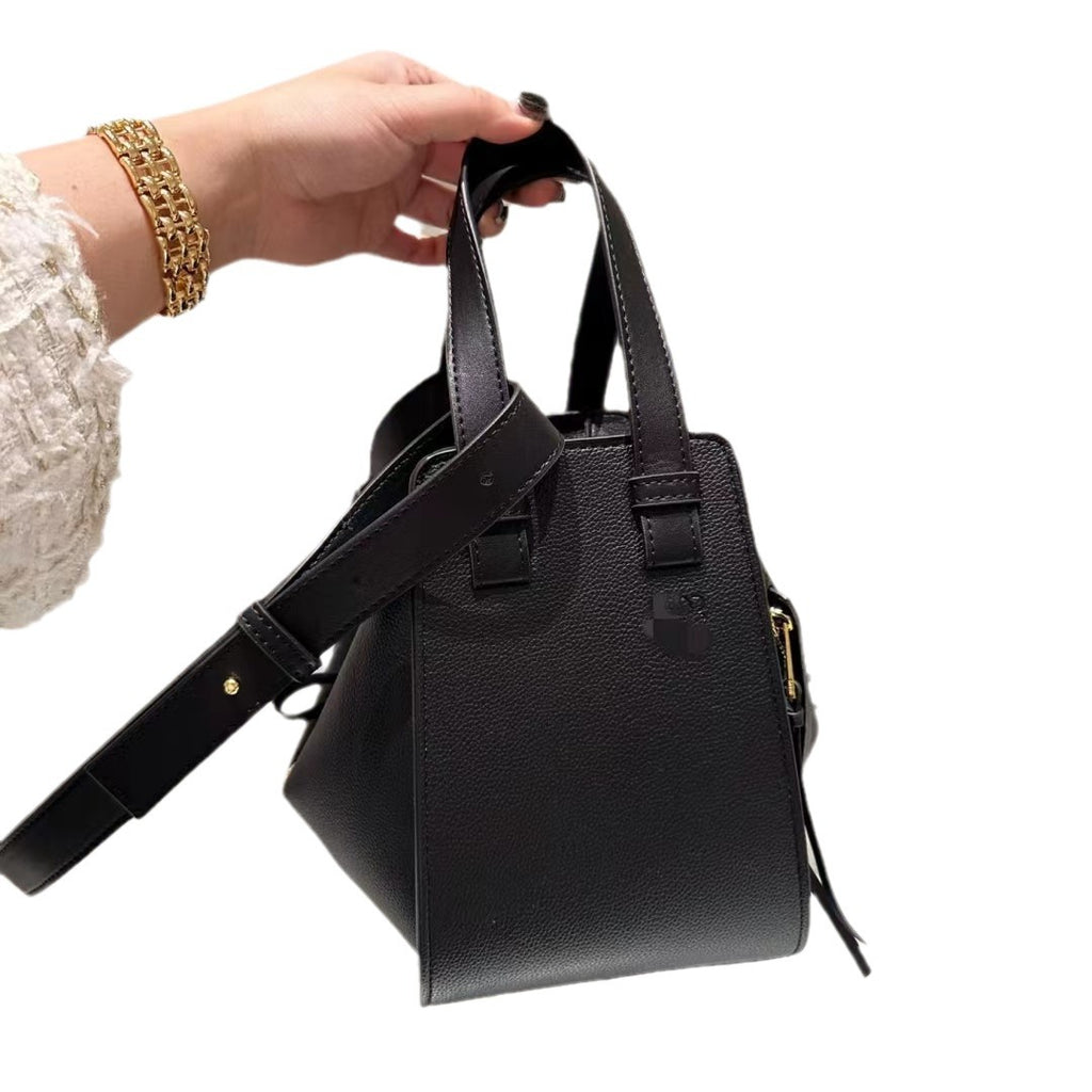 Sac Hammock Équerre en Cuir Véritable — 4 Coloris