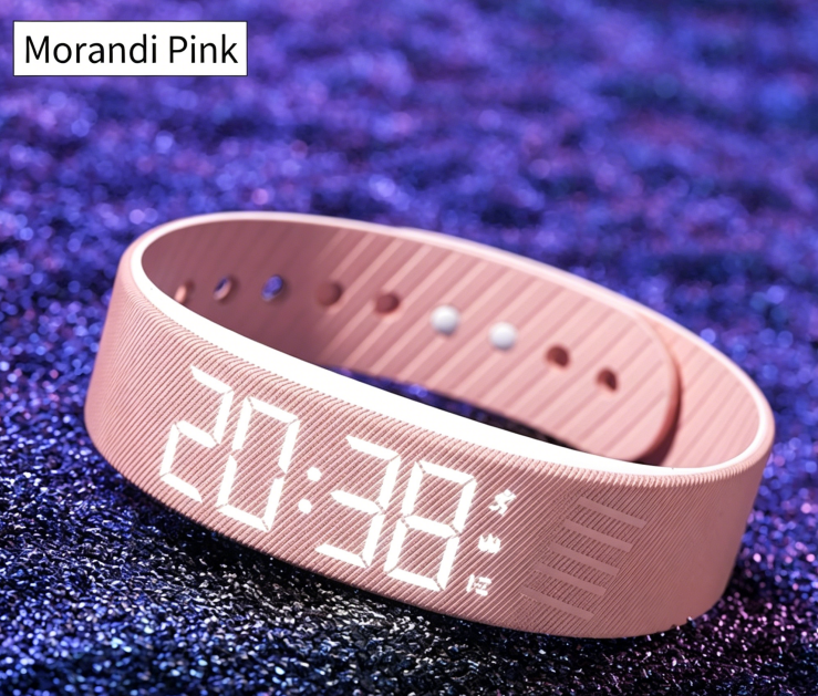 Montre Digitale Sport Femme — Podomètre, Alarme Vibrante, 4 Coloris