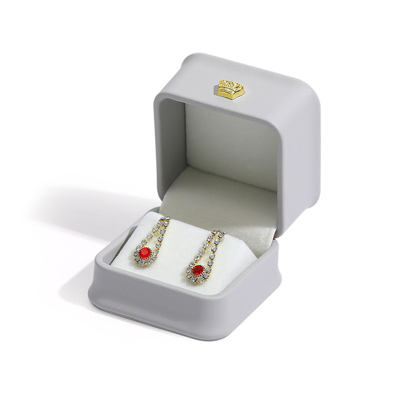Écrin à Boucles d’Oreilles — Cuir PU Premium, Emballage Cadeau Élégant | 8 Coloris