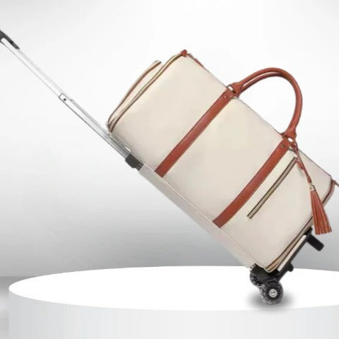 Foldable Wheeled Duffle Bag — Trolley Weekender 3 Colors