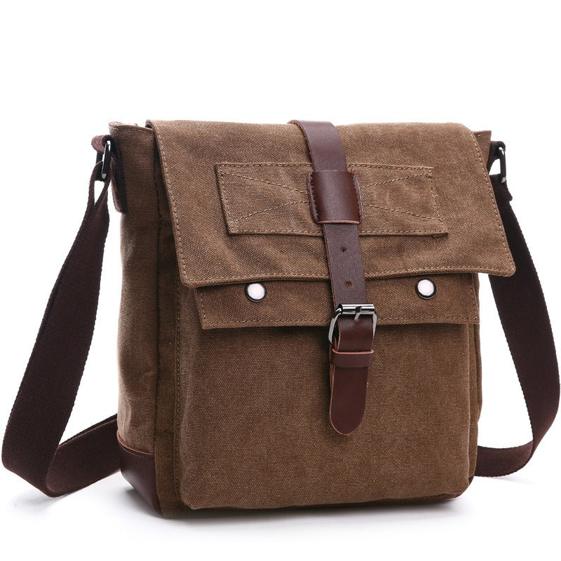 Sac Besace en Toile pour Homme — 2 Tailles, 5 Coloris
