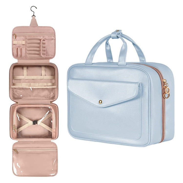 Trousse de Toilette Fashion en Cuir PU — Sac de Maquillage & Voyage | 3 Coloris