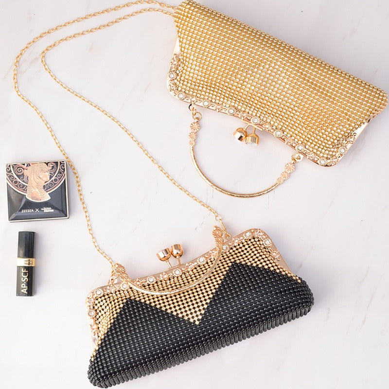 Sac de Soirée Femme à Détails Brillants — 6 Coloris