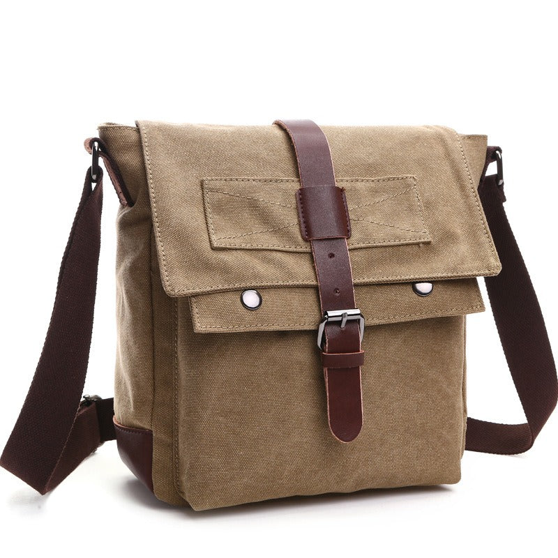 Sac Besace en Toile pour Homme — 2 Tailles, 5 Coloris