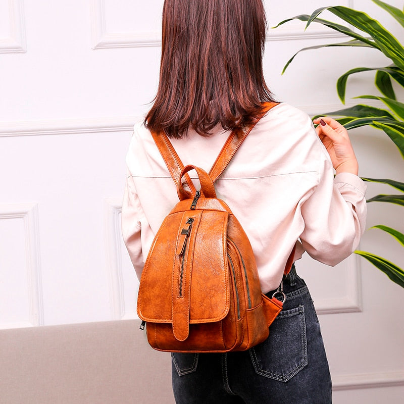 Sac à Dos Femme pour Voyage ou Études — 4 Coloris, 2 Versions