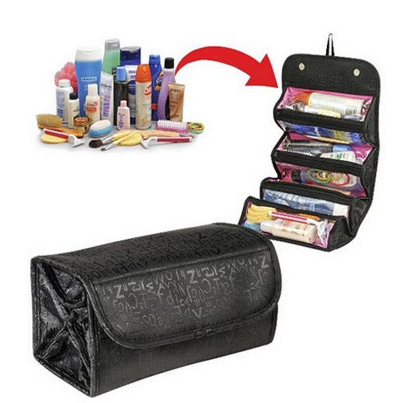 Trousse de voyage Roll-N-Go — Organisateur cosmétique grande capacité