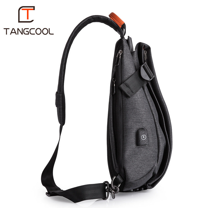 Sac Besace Homme Style Coréen — Imperméable Oxford, Bandoulière | 2 Coloris