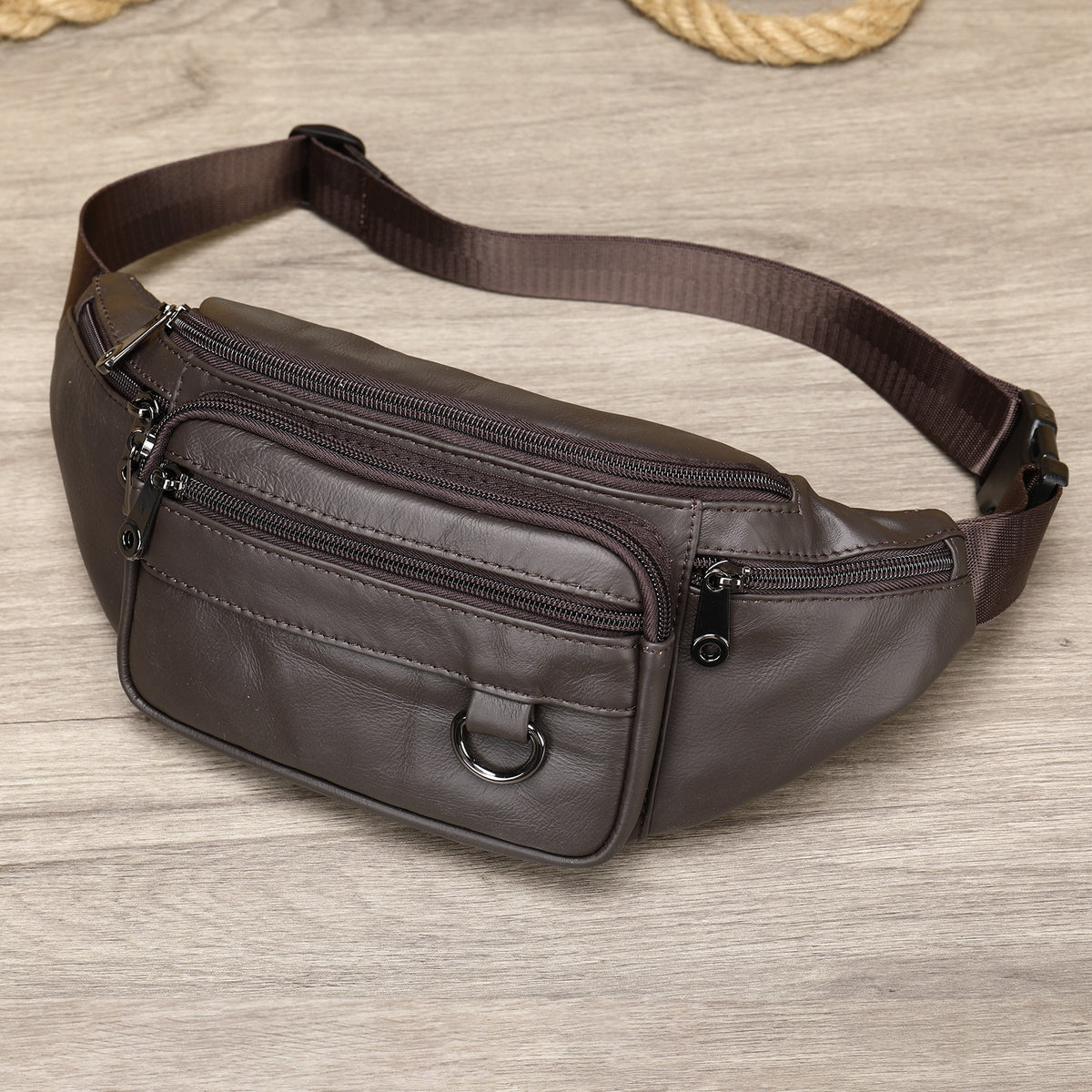 Sac Banane Homme en Cuir d’Agneau | 5 Coloris, 2 Modèles