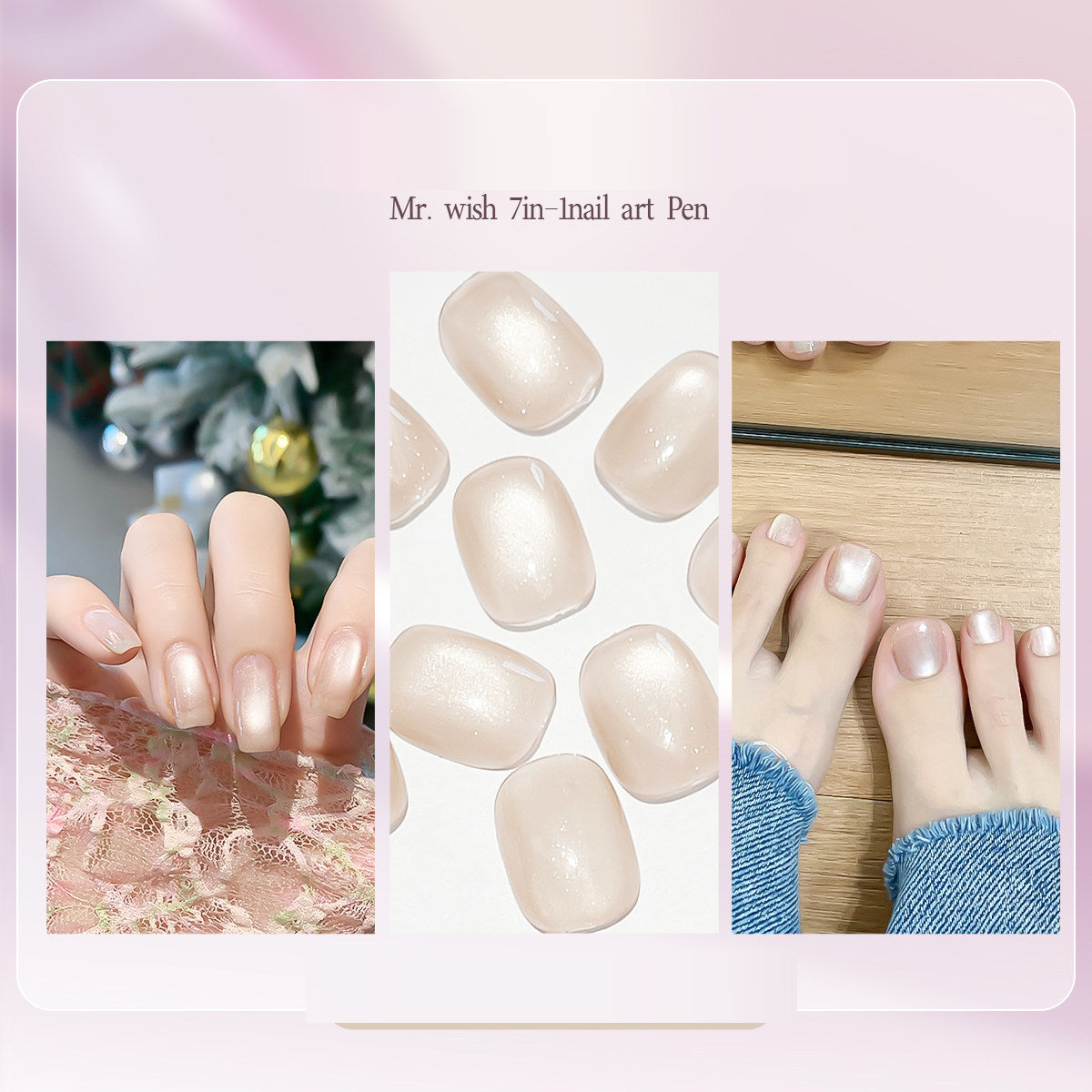 Vernis Semi-Permanent 7-en-1 — 22 Coloris, Séchage UV/LED, Scintillant