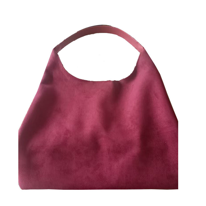 Grand Tote Bag Style Suede — 6 Coloris