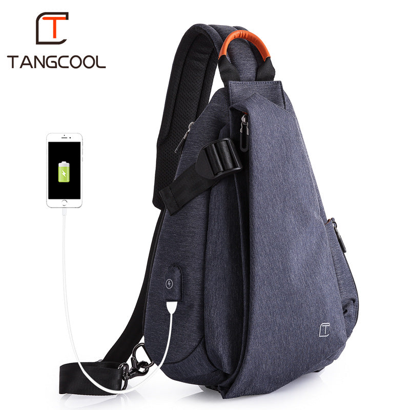 Sac Besace Homme Style Coréen — Imperméable Oxford, Bandoulière | 2 Coloris