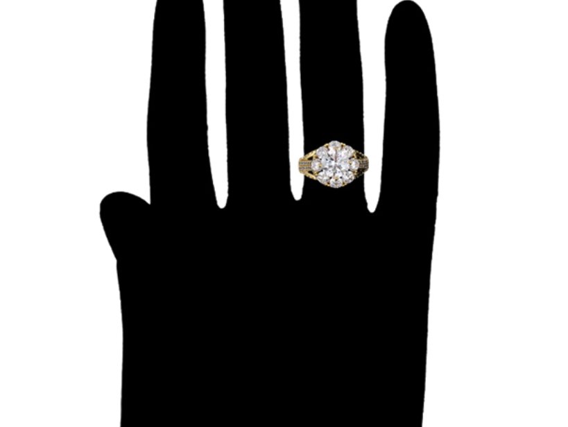 Leila Ring Plaqué Or élégant 14K-2