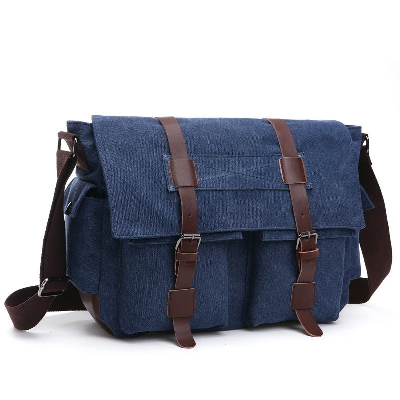 Sac Besace en Toile pour Homme — 2 Tailles, 5 Coloris